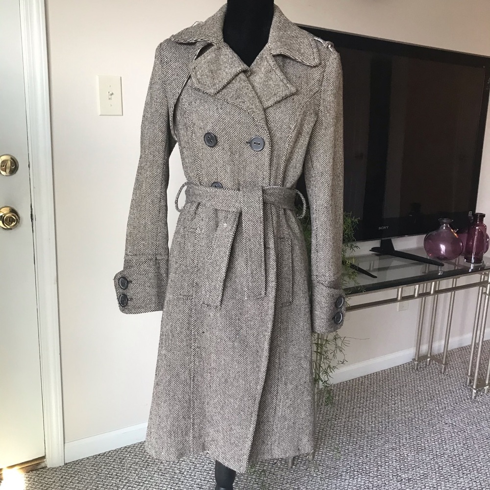 Jennifer Taylor Lined Wool Coat SzM
